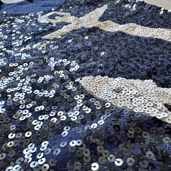 NWT J Crew Navy Sequin Nautical Anchor Sleeveless Tank Top | Size XXS - Picture 8 of 13